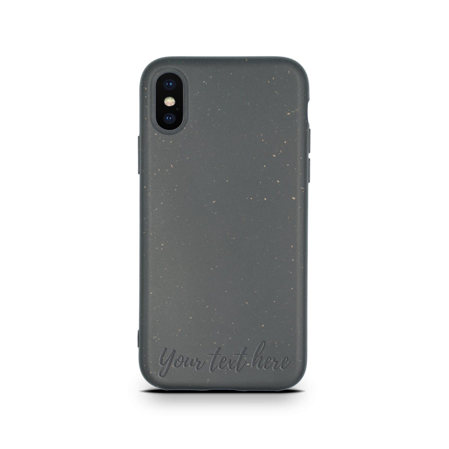 Coque de téléphone personnalisée biodégradable - Noir