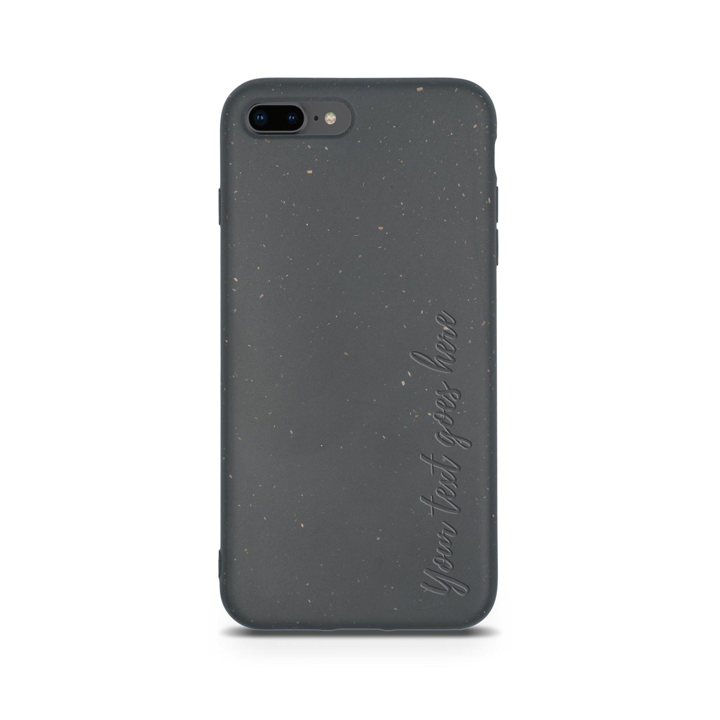 Coque de téléphone personnalisée biodégradable - Noir