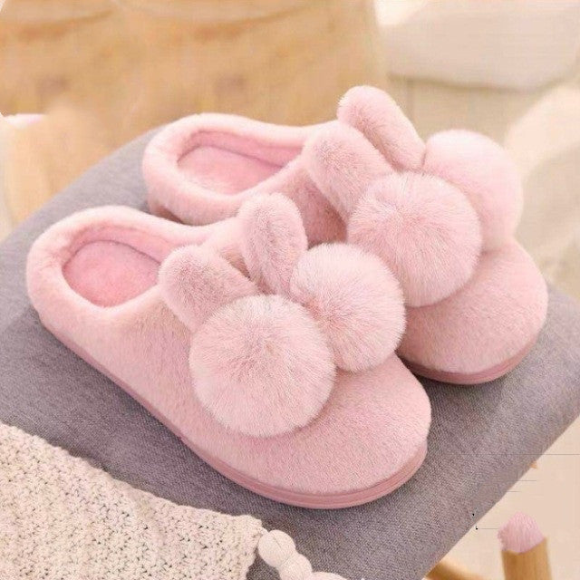 Pantoufles d'hiver En Coton Pour Enfants, En Peluche