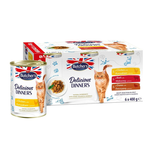 Aliments pour chat Butcher's Delicious Dinners Poulet