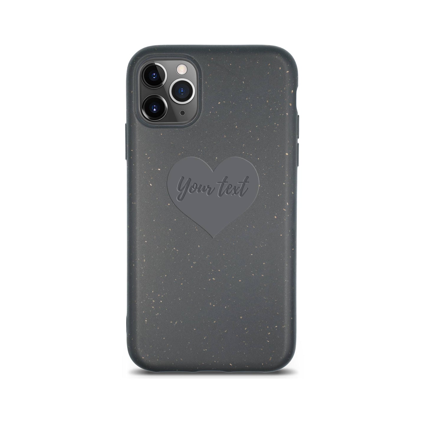 Coque de téléphone personnalisée biodégradable - Noir