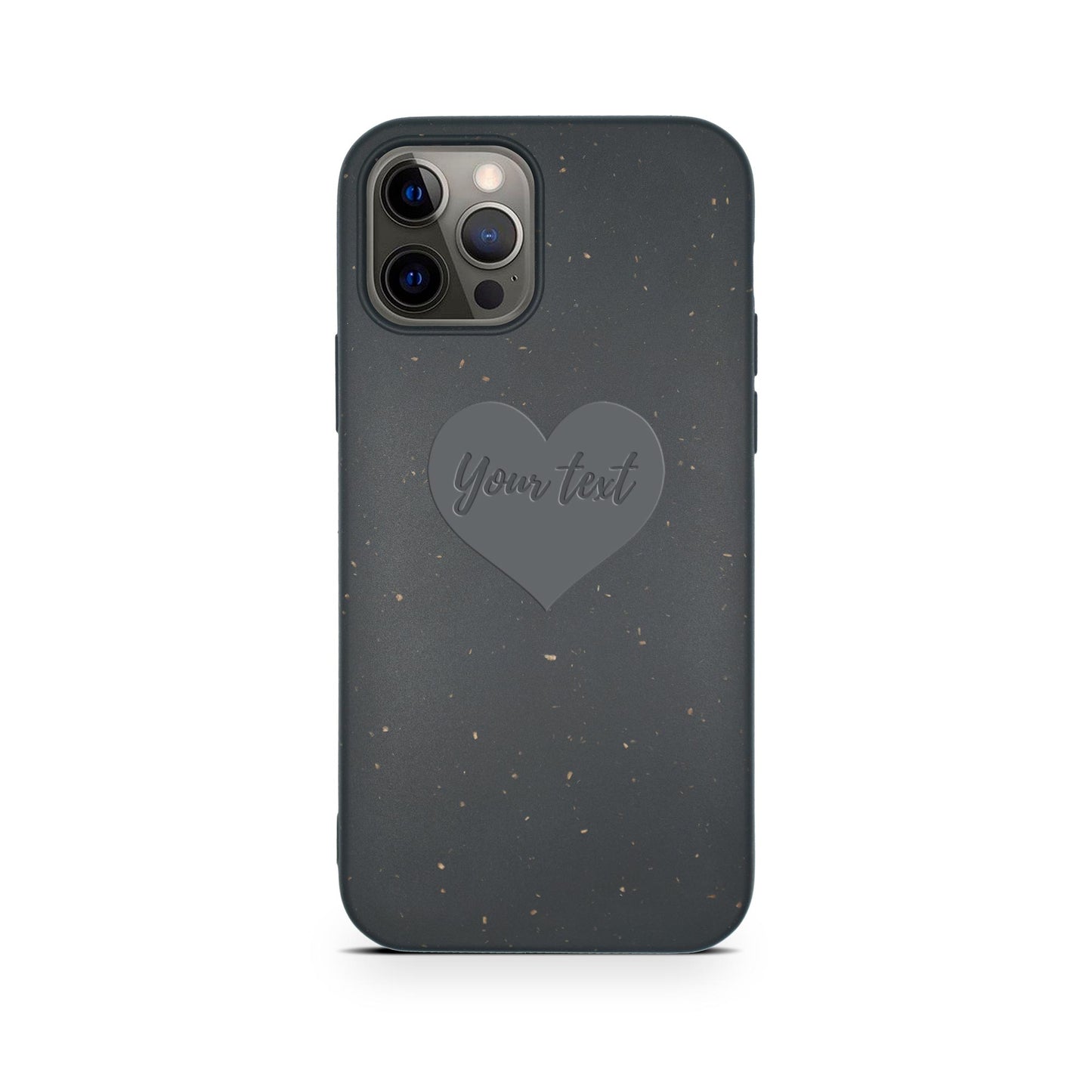 Coque de téléphone personnalisée biodégradable - Noir