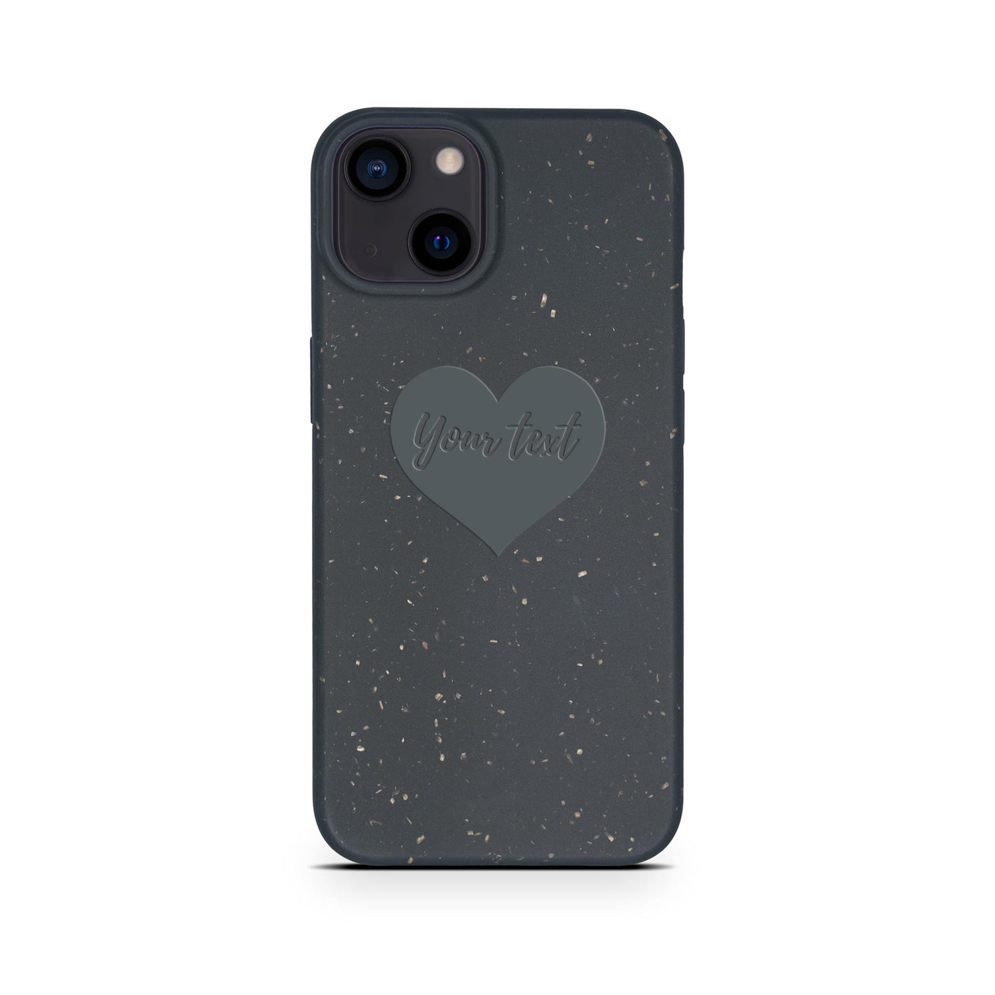 Coque de téléphone personnalisée biodégradable - Noir