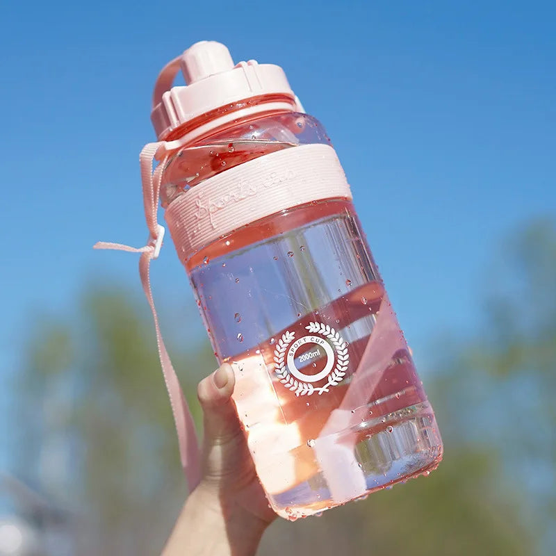 Bouteille d'eau de Sport en plastique