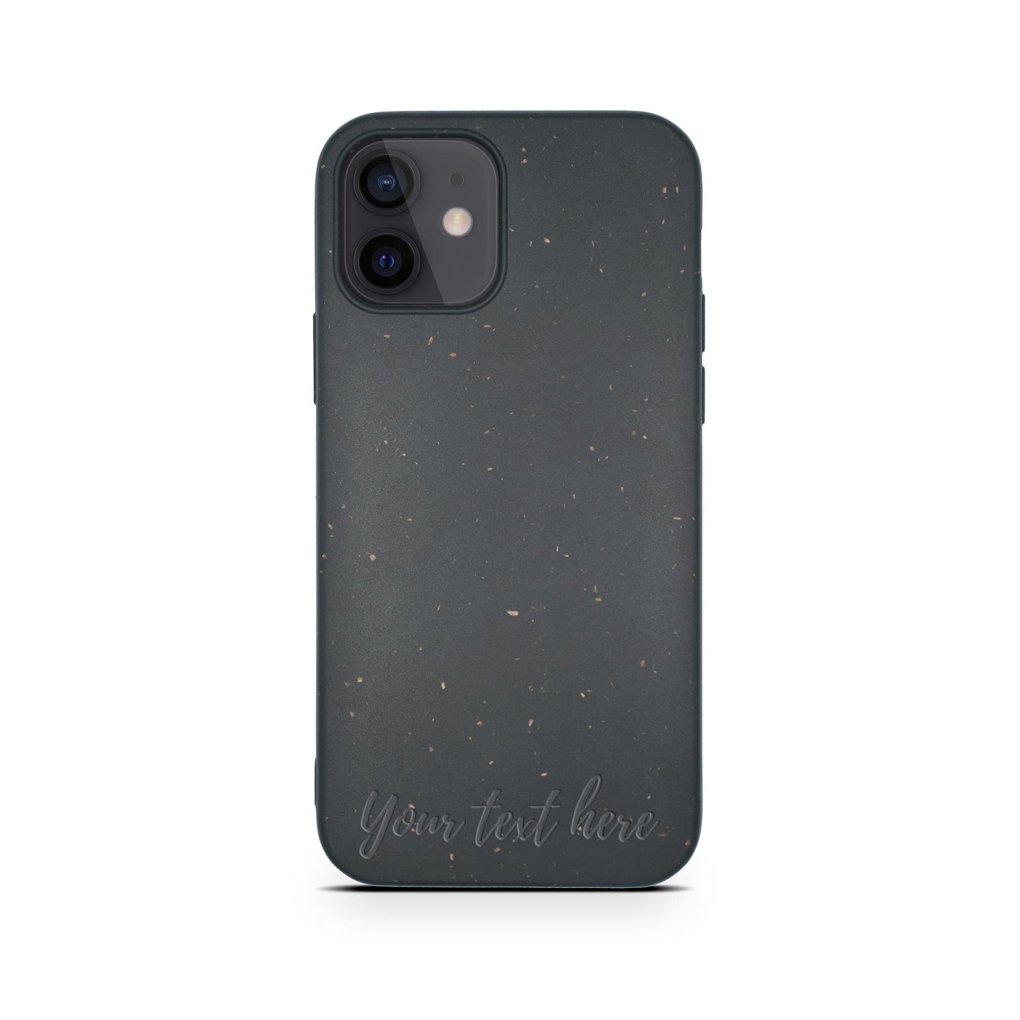 Coque de téléphone personnalisée biodégradable - Noir