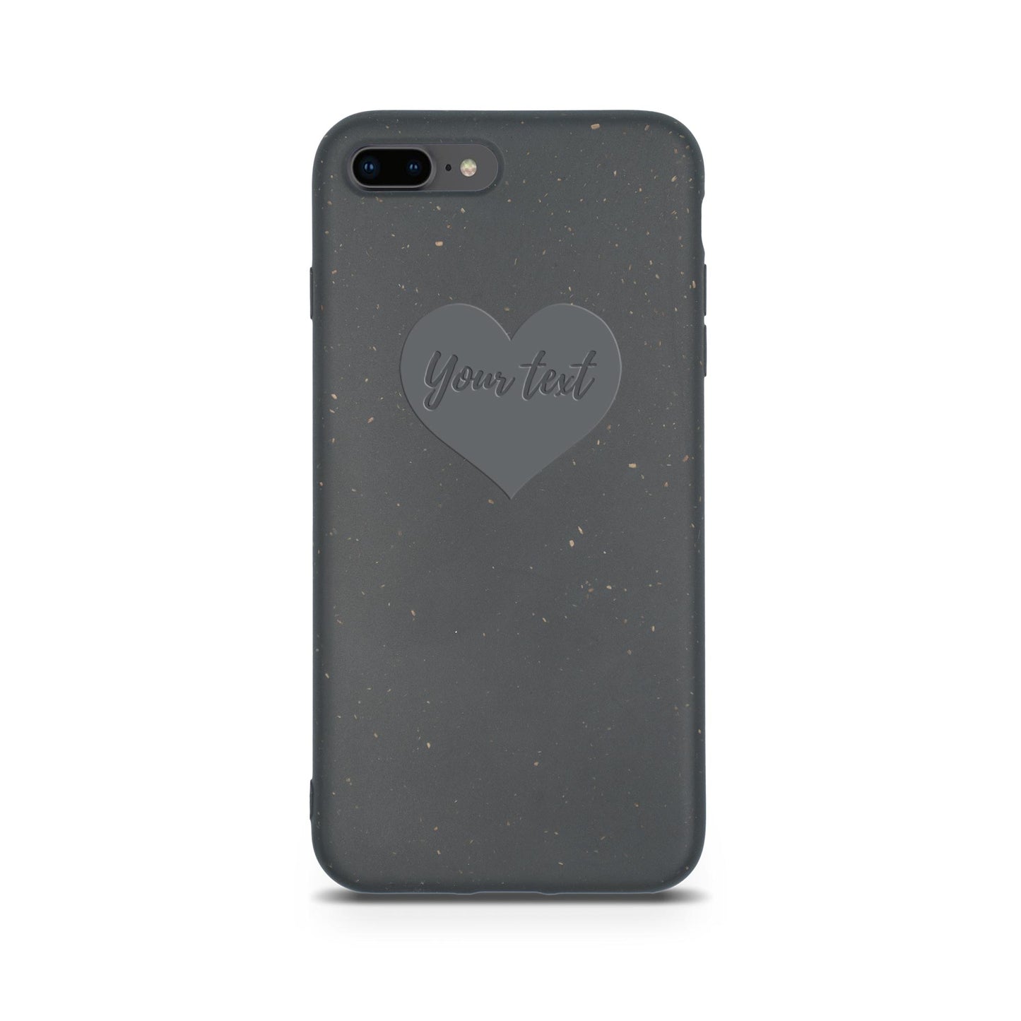 Coque de téléphone personnalisée biodégradable - Noir