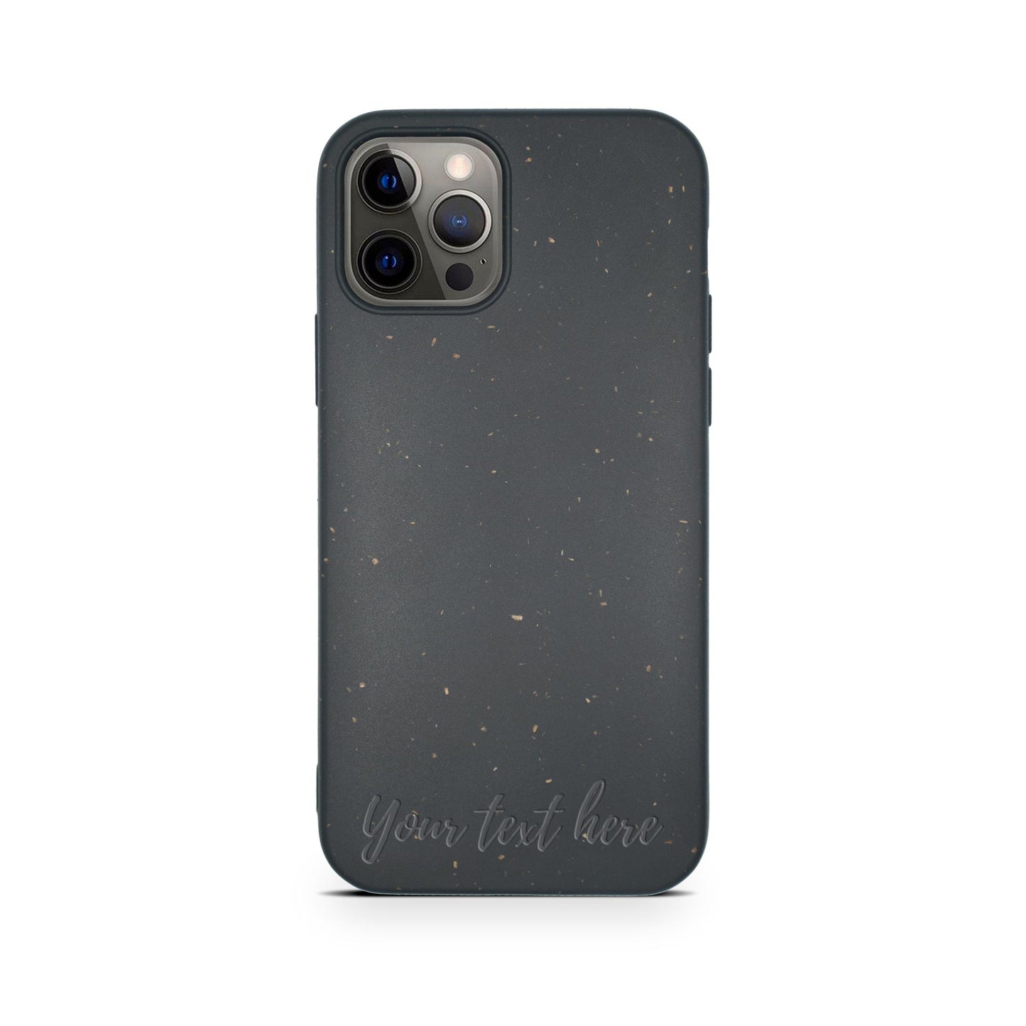 Coque de téléphone personnalisée biodégradable - Noir