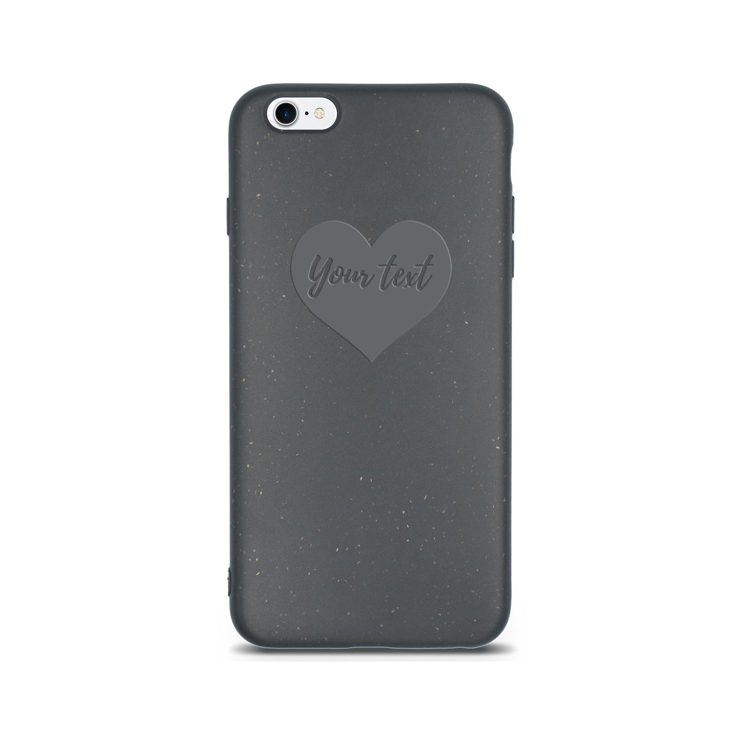 Coque de téléphone personnalisée biodégradable - Noir