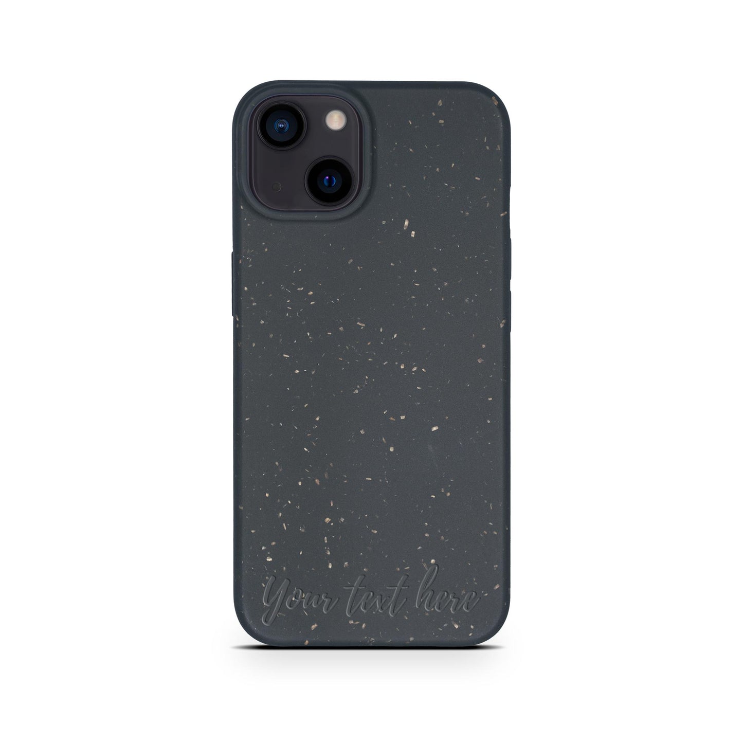 Coque de téléphone personnalisée biodégradable - Noir