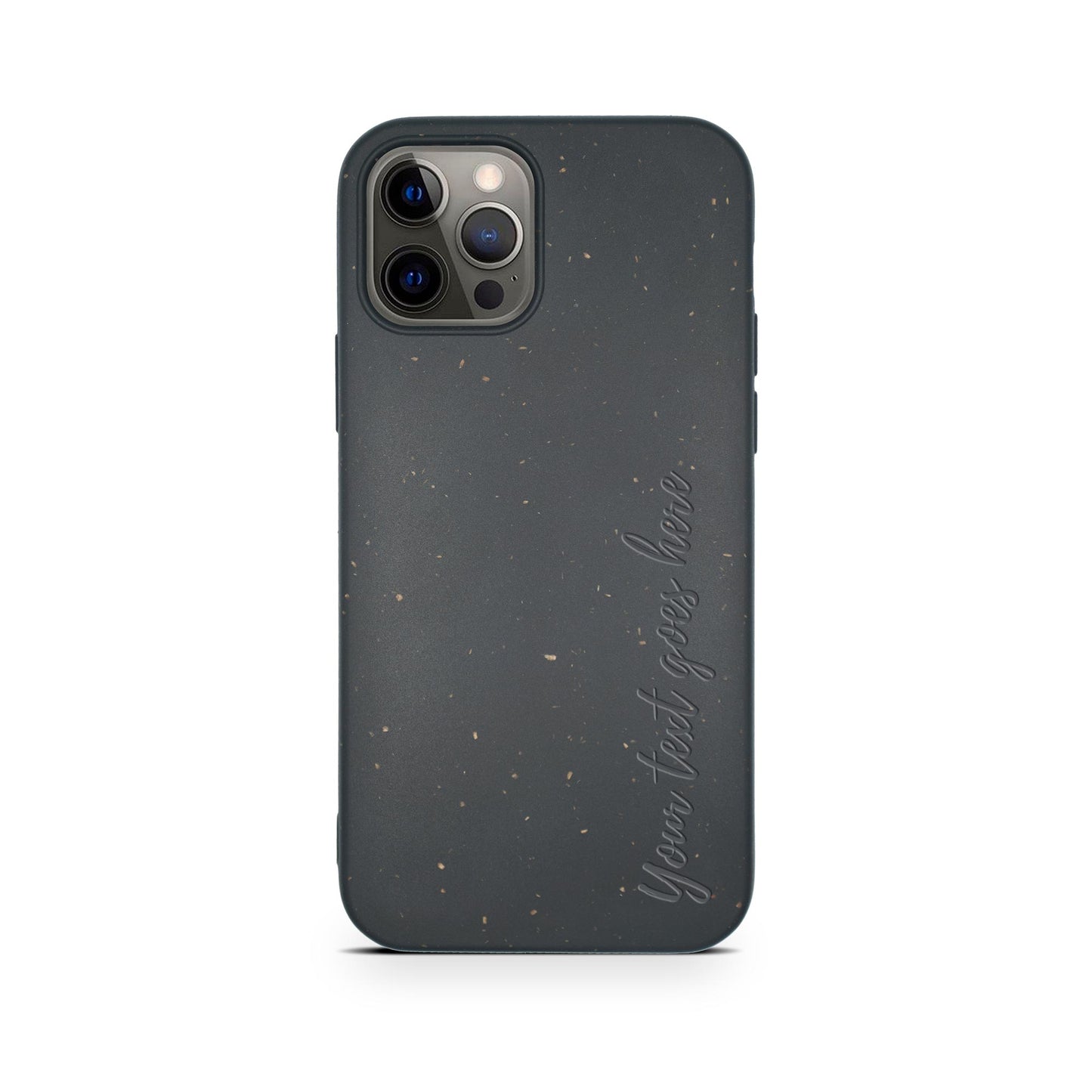 Coque de téléphone personnalisée biodégradable - Noir