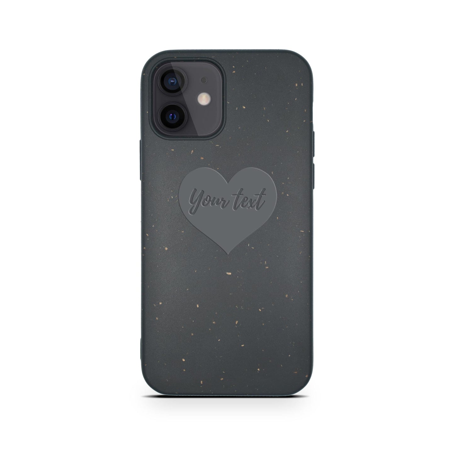 Coque de téléphone personnalisée biodégradable - Noir