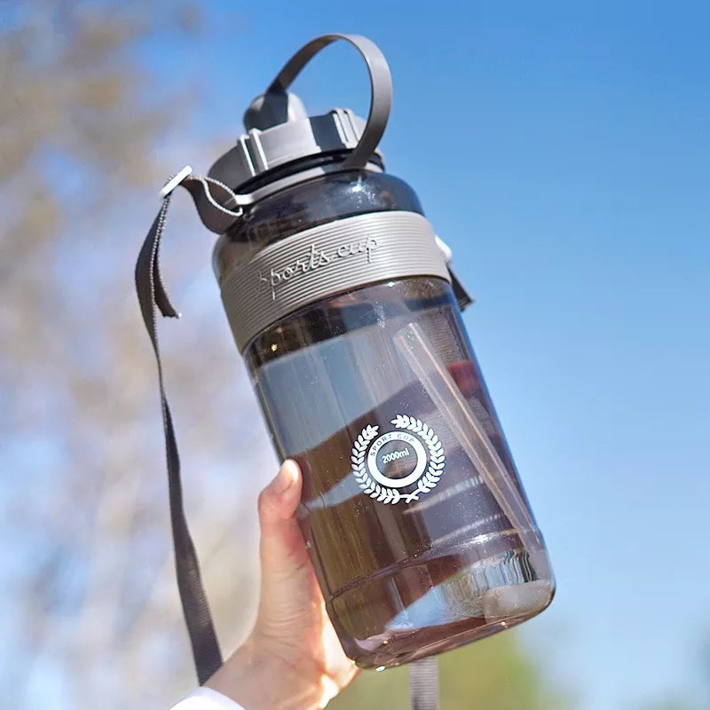 Bouteille d'eau de Sport en plastique