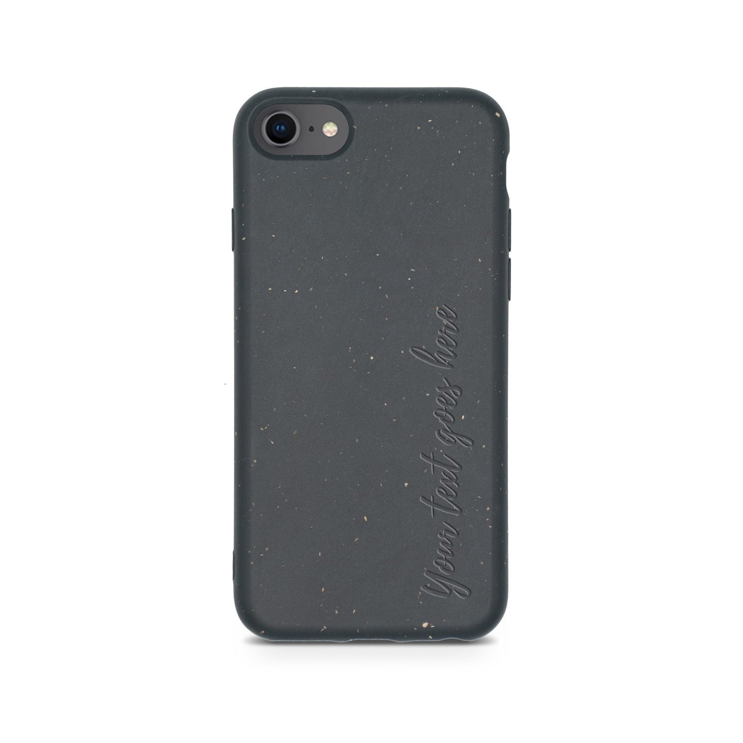 Coque de téléphone personnalisée biodégradable - Noir