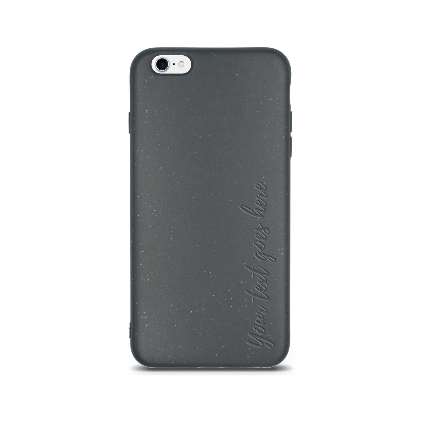 Coque de téléphone personnalisée biodégradable - Noir