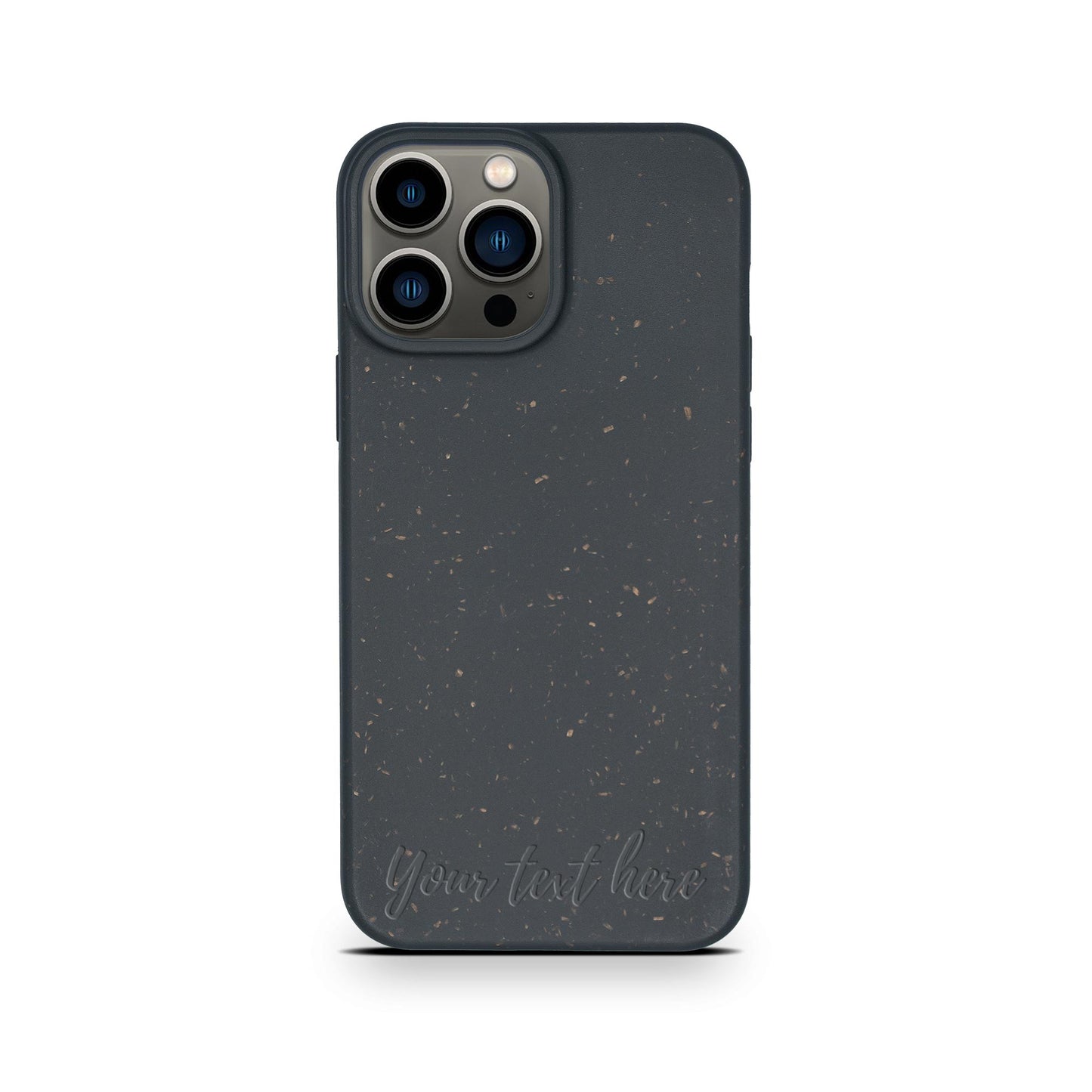 Coque de téléphone personnalisée biodégradable - Noir