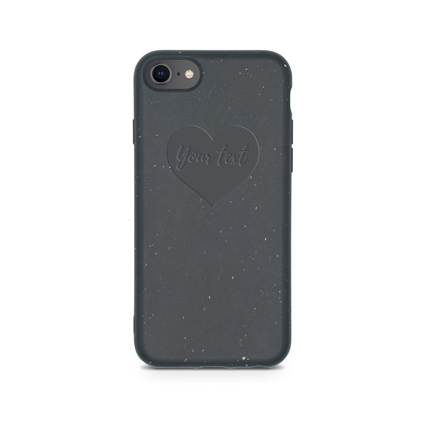 Coque de téléphone personnalisée biodégradable - Noir