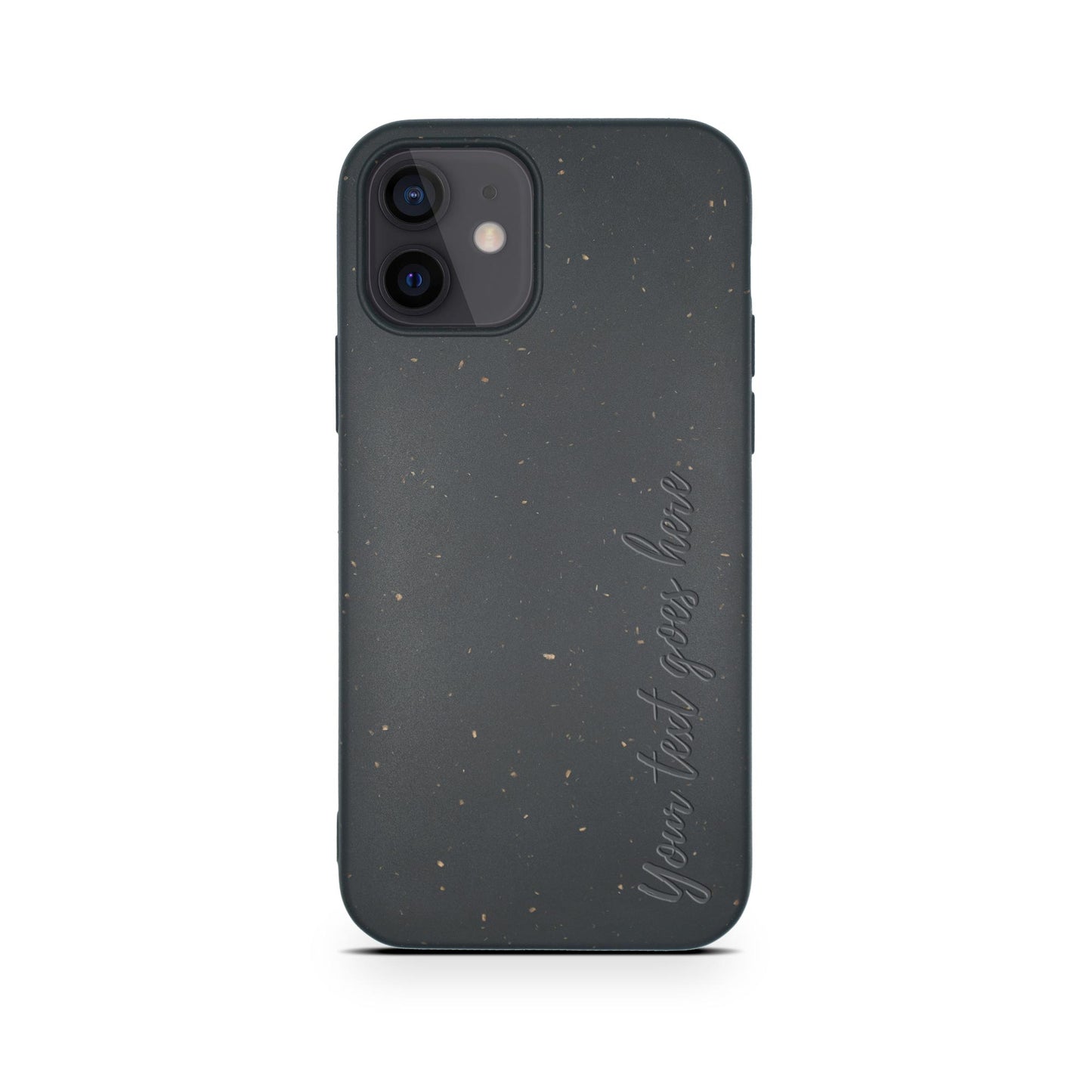 Coque de téléphone personnalisée biodégradable - Noir