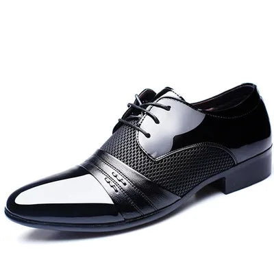 Chaussures hommes mode affairesnouveau classique en cuir sans lacet