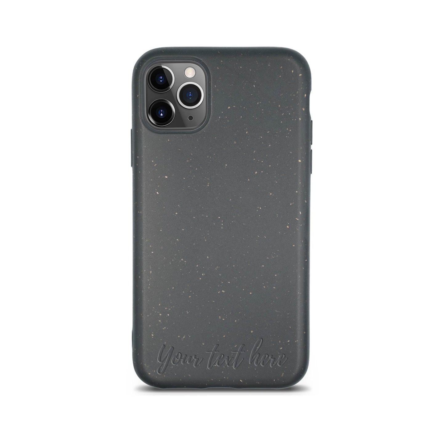 Coque de téléphone personnalisée biodégradable - Noir